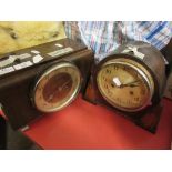 TWO CIRCA 1950S/60S MANTEL CLOCKS