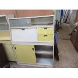 1950S KITCHEN CABINET, 107CM WIDE