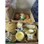 TWO BOXES CONTAINING VARIOUS COTTAGE WARE