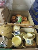 TWO BOXES CONTAINING VARIOUS COTTAGE WARE