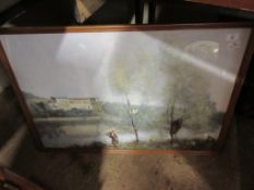 FRAMED IMPRESSIONIST PRINT