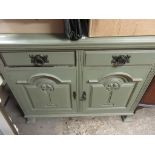 LARGE PAINTED CHEST OF DRAWERS, WIDTH APPROX 122CM