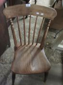 STICK BACK DINING CHAIR, APPROX 85CM
