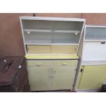 1950S FREE STANDING KITCHEN CABINET, 91CM WIDE