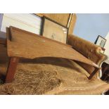 VINTAGE WOODEN BED TRAY, WIDTH APPROX 72CM
