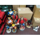GROUP OF BOXED AND UNBOXED ROBERT HARROP FIGURES FROM THE BEANO/DANDY COLLECTION ETC