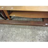 WOODEN FIRE CURB, LENGTH APPROX 140CM