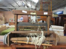 VINTAGE WEAVING LOOM, WIDTH APPROX 43CM