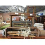 VINTAGE WEAVING LOOM, WIDTH APPROX 43CM