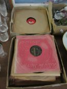 TWO BOXES CONTAINING 78RPM RECORDS