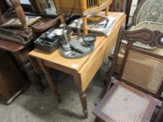 VINTAGE PINE PEMBROKE TABLE, WIDTH APPROX 100CM