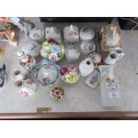 QUANTITY OF TRINKET BOXES ETC