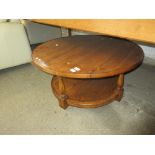 REPRODUCTION HEAVY COFFEE TABLE, DIAM APPROX 91CM