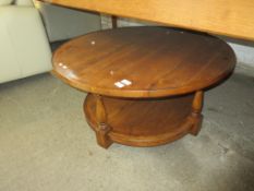 REPRODUCTION HEAVY COFFEE TABLE, DIAM APPROX 91CM