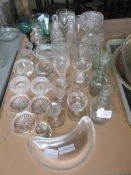 QUANTITY OF HOUSEHOLD GLASS WARES
