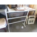 PAINTED WOODEN TOWEL RAIL