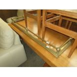 BRASS FIRE RAIL, LENGTH APPROX 130CM