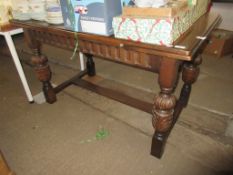 REPRODUCTION EXTENDING SQUARE DINING TABLE