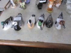 SIX BESWICK DUCK AND GOOSE FIGURES