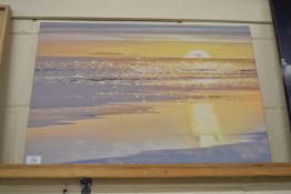 House of Hampton 'That Sunset Moment' by Kate Carrigan Graphic Art Print on Wrapped Canvas, RRP £