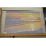 House of Hampton 'That Sunset Moment' by Kate Carrigan Graphic Art Print on Wrapped Canvas, RRP £