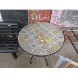 World Menagerie Bremond Mosaic Bistro Table, RRP £115.99