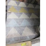 Well Woven Mystic Grey/Blue/Yellow Rug, RRP £48.99 Rug Size: Rectangle 120 x 160cm