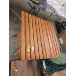 Sol 72 Outdoor Arlott Folding Wooden Bistro Table, RRP £79.99 Colour: Honey