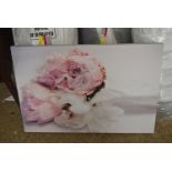 East Urban Home 'Peonies and Magnolia Love' by Oliver Gal - Wrapped Canvas Photograph Print, RRP £