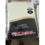 Three Posts Bersum Pencil Pleat Room Darkening Curtains, RRP £57.66 Colour: Cream, Panel Size: 228 W