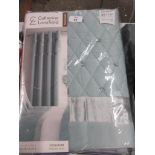 Catherine Lansfield Sequin Cluster Eyelet Curtains, RRP £78.33 Colour: Duck Egg, Size per Panel: 168