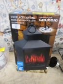 Sol 72 Outdoor Latisha Atmosphere Fireplace - Fire Lamp - Lantern (36 Cm), RRP £37.99