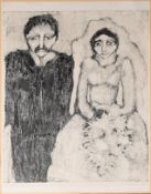•P A Whiting (20th century), "Wedding", mixed media, signed, inscribed Proof 2 and further inscribed