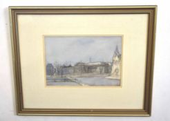 •Scottish School (20th century), High School, Dundee, watercolour, indistinctly signed and inscribed