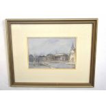 •Scottish School (20th century), High School, Dundee, watercolour, indistinctly signed and inscribed