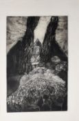 •Trevor Kemp (born 1935), "Nocturne", black and white etching, signed, numbered 2/10 Series 1 and