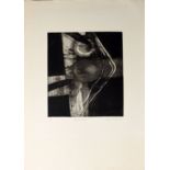•Jennifer Dickson, CM, RA (born 1936), "Etrange Noirceur", black and white etching, signed, dated