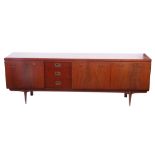 Mid-20th century Grieves & Thomas sideboard with drop-down cupboard drawer and three pull out