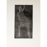 •Modern British School (20th century), "Movement II", etching and aquatint, indistinctly signed