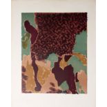 •John Hubbard (1931-2017), Abstract form, lithograph, signed and numbered 2/50 in pencil to lower