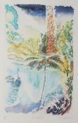 •Peter Eastham (born 1956), "Sintra Gardens II", coloured lithograph, signed, numbered 154/200,
