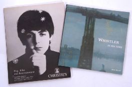 Christies Auction Catalogue for Pop, Film and Entertainment, Thurs 20 Dec 1990, together with