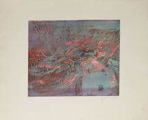 •Agathe Sorel (born 1935), "Maree", coloured etching, signed, numbered 6/50 and inscribed with title