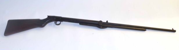 Vintage British Small Arms (BSA) 177 air rifle stamped BSA on stock and serial number GS57243,