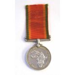 WWII Africa Service Medal impressed to 329437 C.B.S. Harmse