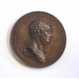 Commemorative medal of Sir Robert Walpole (1676-1745), First Prime Minister of Great Britain,