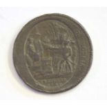 18th century French medallion for "The Festival of the Federation Bastille" dated 1792