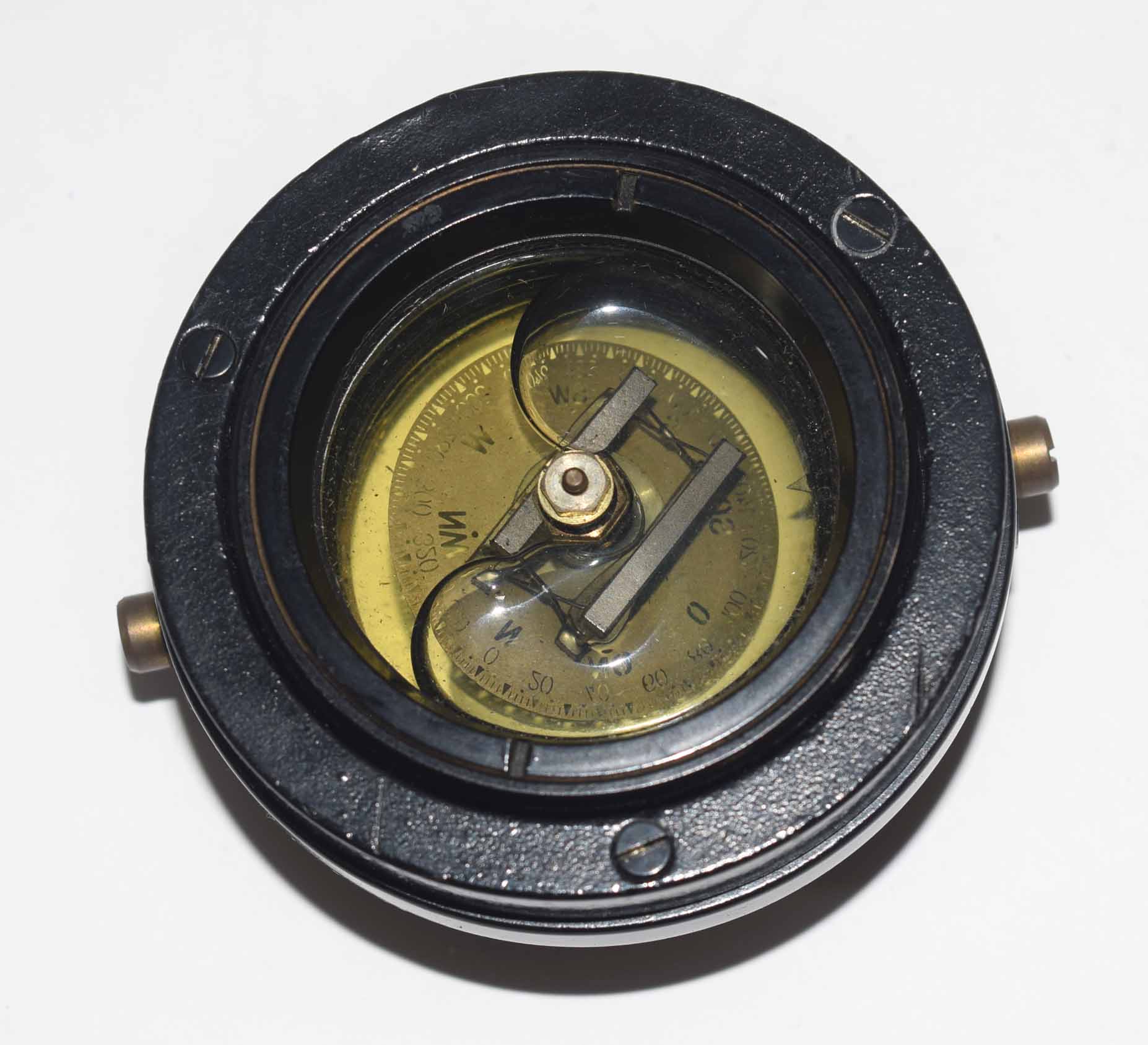 WWII Third Reich German Naval compass, Waffen No 366150 Model 359 dated 16th June 1944 with - Image 6 of 7