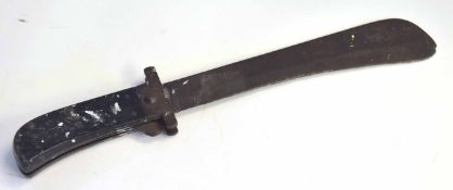 Mid-20th century American Air Force folding and locking survival machete (a/f), overall length