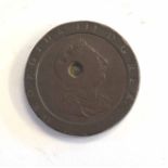 George III cartwheel coin dated 1797